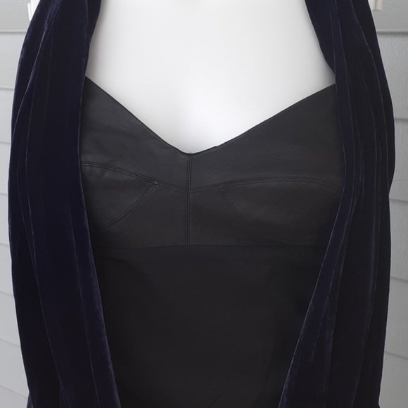 ROBERT RODRIGUEZ • Lambskin & Velvet Bustier - Picture 7 of 10